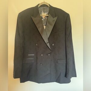 Tayion Black Men’s Formal Suit Coat Jacket size 50L